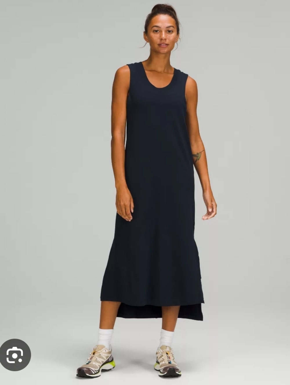 Lululemon All Yours Tank Maxi Dress Black Med